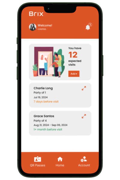 An image showing Brix's homepage